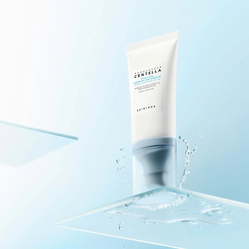 Siero Solare SPF50++Centella Madagascar – Protezione Totale + Idratazione Profonda Effetto Glow | Anti-Età & Lenitivo da 100ml