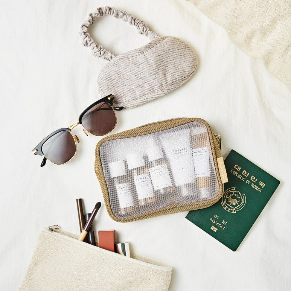 SKIN1004 Madagascar Centella Travel Kit – Routine Completa Lenitiva & Glow in Mini Size (5 Step Coreano)
