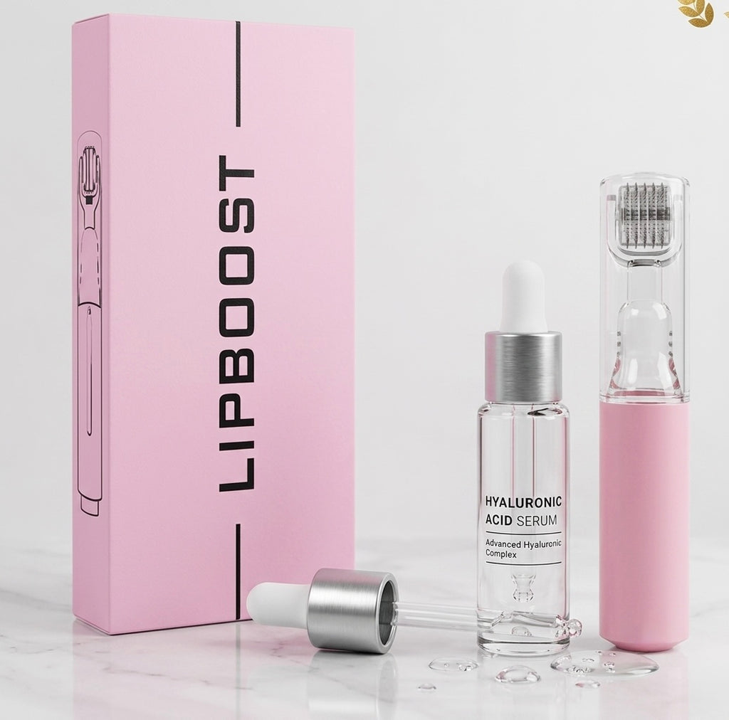 LipBoost™ Pro Roller – Applicatore Microneedling per Labbra Voluminose